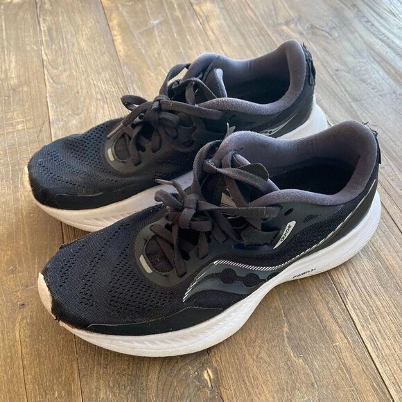 Saucony Women's Guide 15 Running Shoes Size 6.5 Black S10684-05 Jogging Gym - Picture 2 of 6